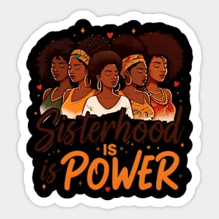 Sisterhood is Power Sticker